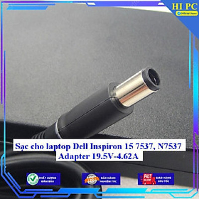 Sạc cho laptop Dell Inspiron 15 7537 N7537 Adapter 19.5V-4.62A - Kèm Dây nguồn - Hàng Nhập Khẩu