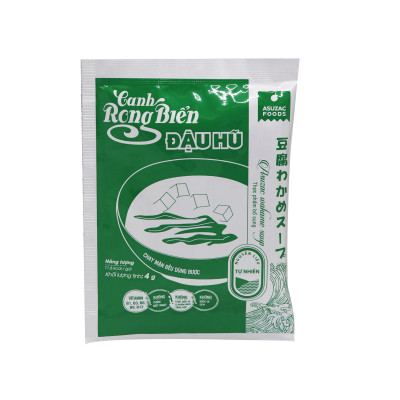 Thùng canh rong biển đậu hũ Asuzac hộp 12 hộp (40g x 12 hộp)