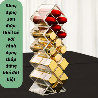 Khay Đựng Son 18–26 Ô Tiện Lợi Kệ Đựng Son 18–26 Ngăn Cao Cấp Khay Đựng Son Trang Điểm Đa Năng 18–26 Ô  Khay Son Cao Cấp 18–26 Ô – Gọn Gàng, Tinh Tế Khay Trang Điểm Đựng Son 18–26 Ô Acrylic Trong Suốt Hộp Đựng Son Handmade 18–26 Ngăn – Đẳng Cấp Makeup
