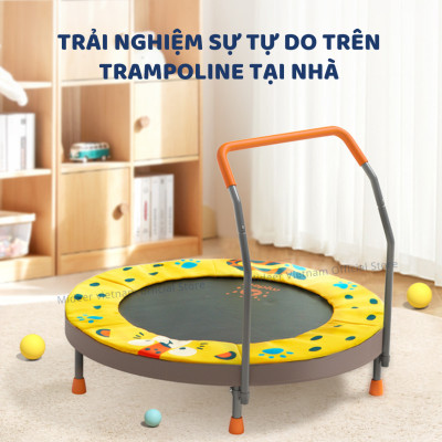 Trampoline cho bé gấp gọn nhà nhún Mideer Kids Trampoline