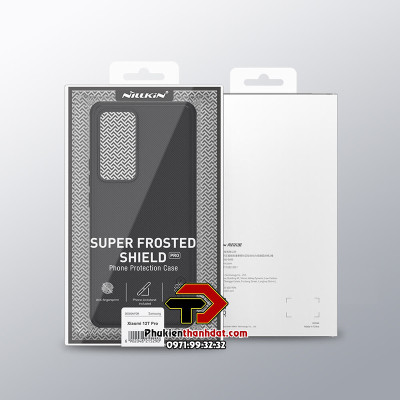 Ốp lưng chống sốc cho Xiaomi 12T Pro, Redmi K50 Ultra, Xiaomi 12T chính hãng Nillkin chống bám vân tay - Hàng chính hãng