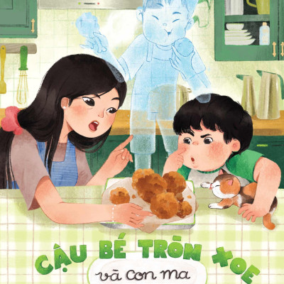 Sách - Cậu Bé Tròn Xoe Và Con Ma Thích Ăn Gà Rán