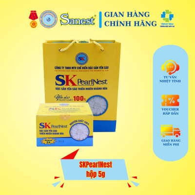 SKHPearlNest Khánh Hòa Đặc sản yến sào tinh chế hộp 5g