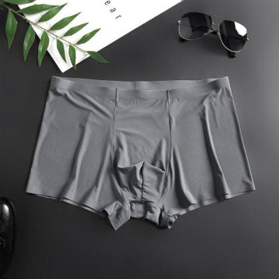 (Video thực tế) Hộp 4 quần lót nam boxer đúc lụa siêu nhẹ, sịp đùi cao cấp William - WS76