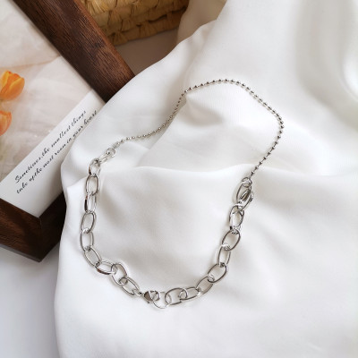 Dây chuyền xu hướng hip hop cá tính Âu Mỹ chuỗi xương đòn sáng tạo