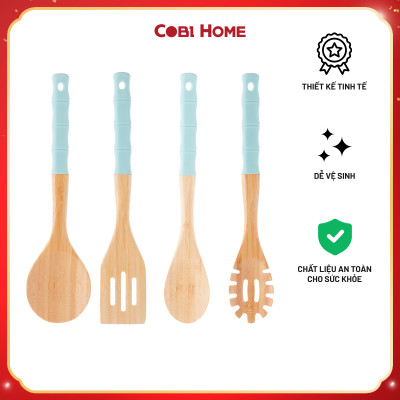 Thìa gỗ cán dài nêm gia vị 