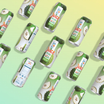 Thùng nước ép trái cây Satori Juice Vị mãng cầu 250ml (24 lon/thùng)