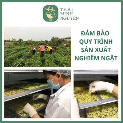 TRÀ KIM NGÂN HOA (100% NỤ HOA) CHAI 30G - THÁI MINH NGUYÊN