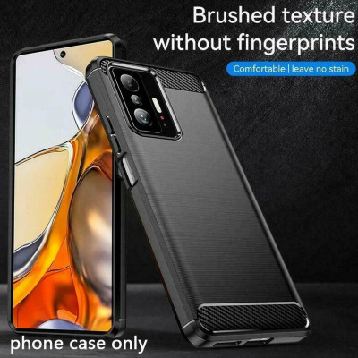 Ốp lưng chống sốc vân kim loại cho Xiaomi 11T 5G / 11T Pro 5G hiệu Likgus (bảo vệ toàn diện, chống va đập) - hàng nhập khẩu