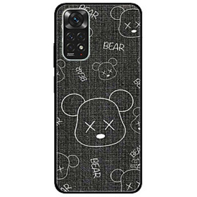 Ốp lưng cho Xiaomi Redmi Note 11 - 11S 4G - Redmi Note 11 5G - 11 Pro Q.Tế - 11 Pro N.Địa - Họa Tiết Gấu Xám - Hàng Chính Hãng