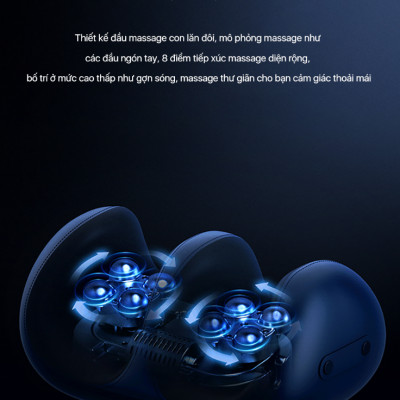 Máy Massage Chân Bấm Huyệt Đa Năng Philips PPM6331 - Hàng chính hãng