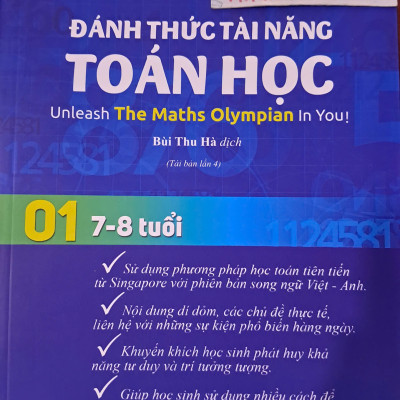 Sách - Đánh Thức Tài Năng Toán Học 1 ( 7-8 tuổi)