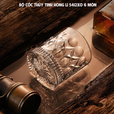 -Bộ cốc/ Ly thuy tinh dung tích 300ML thiết kế sang trọng, hiện dại, thủy tinh cao cấp độ bền