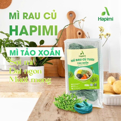 Mì Tảo Xoắn Hapimi 180g - Thực Phẩm Bổ Sung Dinh Dưỡng Cho Cả Gia Đình, Ăn Chay, Healthy, Eatclean