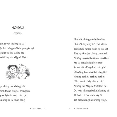 Sách - Tác Phẩm Chọn Lọc - Văn Học Đức - Mập Và Mực - Chuyện Hai Thằng Oái Oăm Cùng Bảy Trò Chơi Khăm