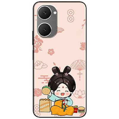 Ốp lưng cho Vivo Y03 - Y03T - Y18 - Y18S - Y18T - Y27 5G - Y28 4G - Y36 - Cô Gái Tham Ăn - Hàng Chính Hãng
