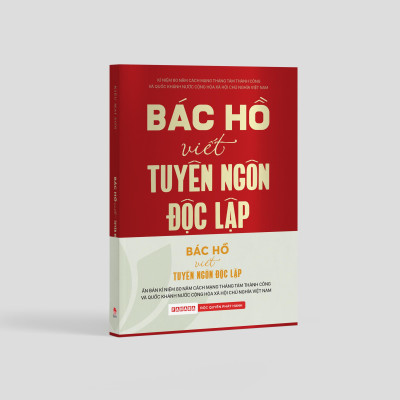 Sách - Bác Hồ Viết Tuyên Ngôn Độc Lập - Ấn Bản Kỉ Niệm 80 Năm Quốc Khánh - Tặng Kèm Postcard - Độc Quyền Fahasa