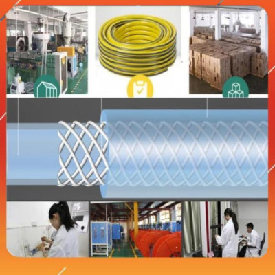 ️Evoucher Bộ dây vòi xịt nước rửa xe, tưới cây , tăng áp 3 lần, loại 7m,10m 206701 đầu đồng,cút đồng,+ mở chai