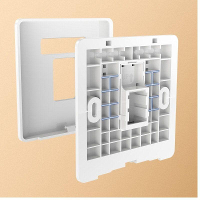 Ugreen UG80182NW144TK RJ45 - RJ11 mặt nạ mạng âm tường màu trắng LAN 1 cổng RJ45 và 1 cổng RJ11 telephone hình vuông 86 mm x 86 mm - HÀNG CHÍNH HÃNG