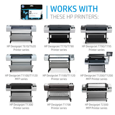 Mực in HP 72 130-ml Magenta DesignJet Ink Cartridge (C9372A) - Hàng chính hãng