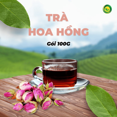 Trà Hoa Hồng Sunbeleaf - Túi Zip 100g