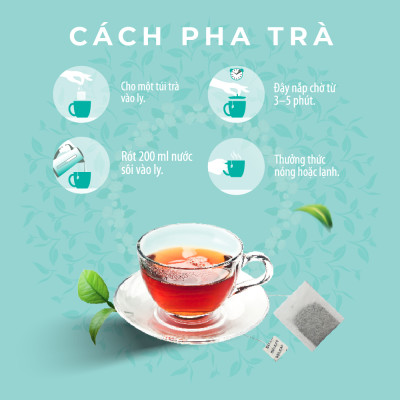 Trà Lài Túi Lọc SunBeleaf - TP029S - Trà Lài Giảm Căng Thẳng Mệt Mỏi