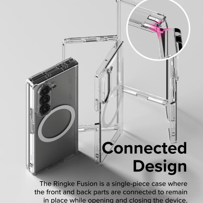 Ốp lưng dành cho Samsung Galaxy Z Fold 6 RINGKE Fusion Magnetic - Hàng Chính Hãng