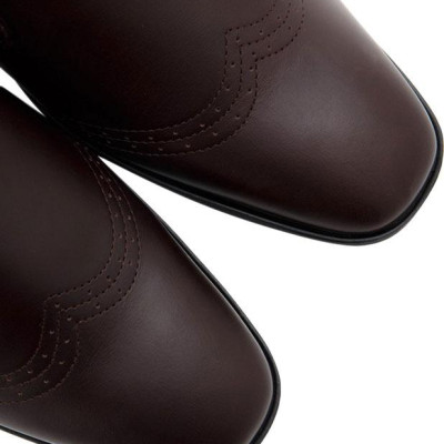 Giày Nam Tăng Chiều Cao Huy Hoàng HT7715 - Nâu