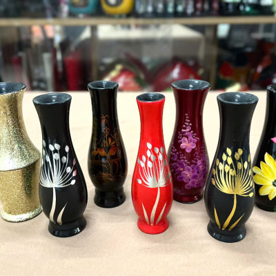 Thanh lý sale 90% bình ngẫu nhiên, bình sơn mài xuất khẩu dùng cắm hoa, trang trí bàn, kệ, nhà cửa, văn phòng