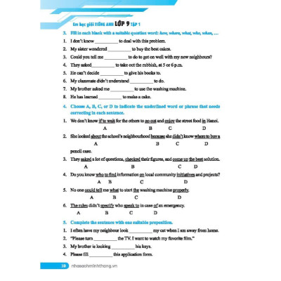 Sách - Global Success - Em Học Giỏi Tiếng Anh Lớp 9 - Có Đáp Án - Tập 1 - Minh Thắng