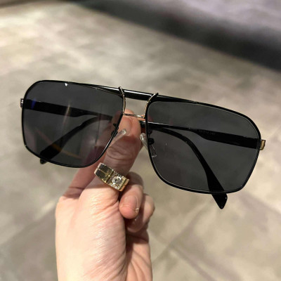 Kính râm nam cao cấp đi đường dáng vuông chống nắng uv + Tặng phụ kiện kèm theo