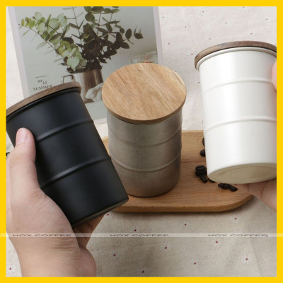 Hũ đựng cà phê chất liệu inox | dung tích 350ml