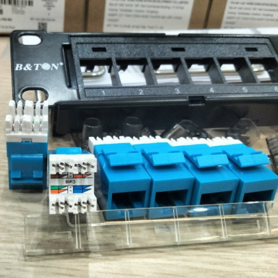 Patch Panel CAT6 UTP 24 cổng - BTON- model 70406446- hàng chính hãng