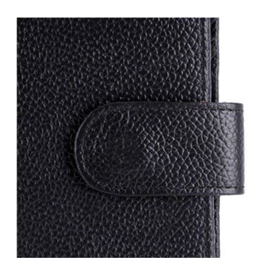 HJ2145 - Bóp nam Huy Hoàng dáng đứng màu đen