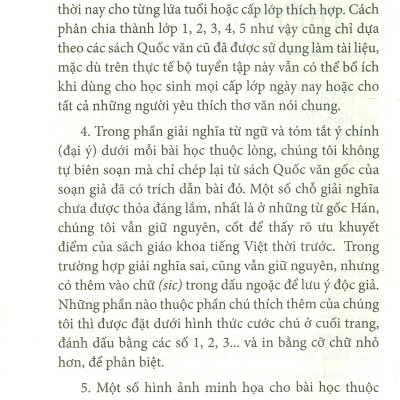 Bổn Cũ Soạn Lại 3 - Những Bài Học Thuộc Lòng - Tân Quốc Văn Giáo Khoa Thư