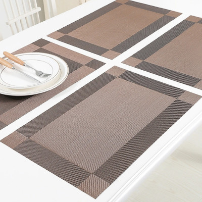 Tấm lót bàn ăn, thảm set up cao cấp placemat hình chữ nhật