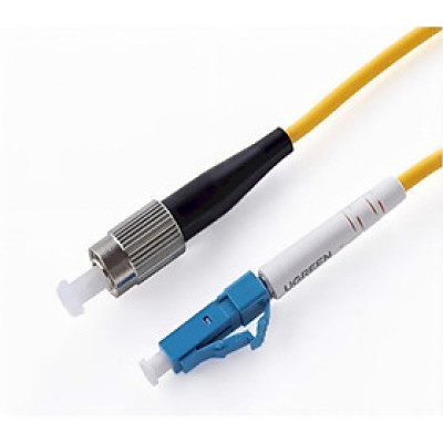 Ugreen 70800 Dây nhảy 3m màu vàng Fiber optic Jumper LC-FC Single Mode Simplex cable NW219 Hàng chính hãng