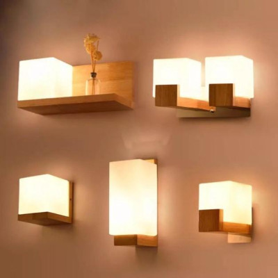 Đèn tường gỗ DT