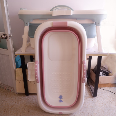 Bồn tắm gấp gọn cho cả gia đình- Bồn tắm silicon cao cấp -tiết kiệm không gian -hàng chính hãng								