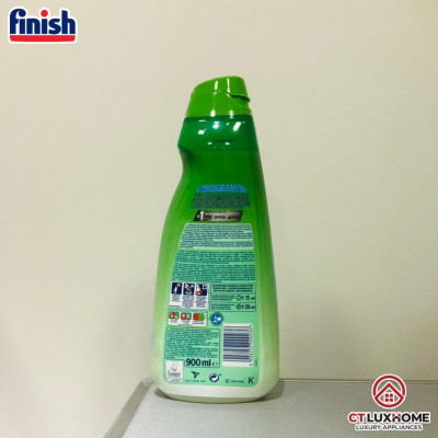 Gel rửa chén bát Finish Eco 0% PowerGel 900ml 