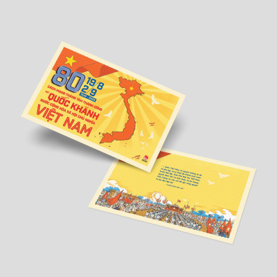 Sách - Bác Hồ Viết Tuyên Ngôn Độc Lập - Ấn Bản Kỉ Niệm 80 Năm Quốc Khánh - Tặng Kèm Postcard - Độc Quyền Fahasa