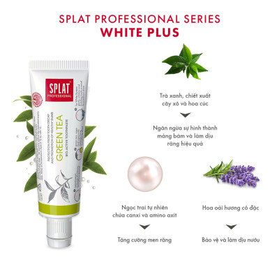 Combo 6 Tuýp Nhỏ Dùng Thử SPLAT Professional Series Chăm Sóc Răng Toàn Diện, Làm Trắng Răng 20ml x 6 Tuýp