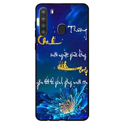 Ốp lưng dành cho Samsung Galaxy A21 mẫu Mẫu Đơn Cha Mẹ