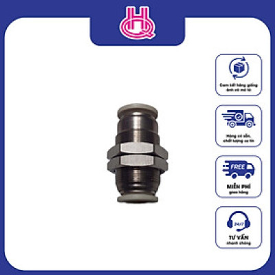 Đầu nối ống thẳng khí nén ren ngoài Pneumax series PPM Bulkhead Straight Union - Hàng chính hãng