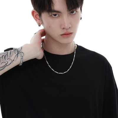 Dây chuyền nam vòng cổ Xích Trơn Basic nam nữ unisex Titan bạc đẹp không gỉ trangsucpt PTDCNA13