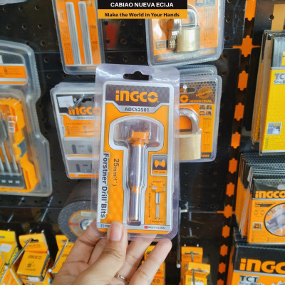 MŨI KHOAN KHOÉT GỖ SIZE 25MM, 32MM, 35MM INGCO ADCS2501, ADCS3201, ADCS3501 - HÀNG CHÍNH HÃNG