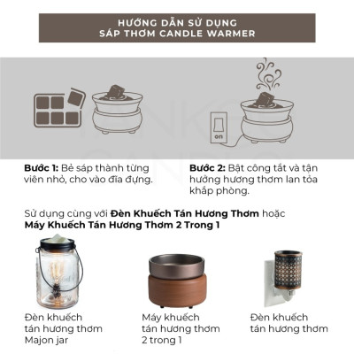 Sáp thơm Candle Warmer - Mahogany Teak