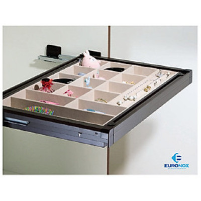 Giá để đồ trang điểm màu cà phê Coffee-coloured Makeup Organizer