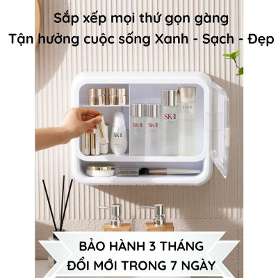 Kệ Mỹ Phẩm- Hộp Đựng Mỹ Phẩm Treo Tường- Tủ Thuốc Gia Đình Tiện Lợi - Hàng Loại 1 - Chính Hãng MINIIN