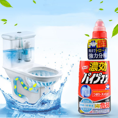 Chai nước thông tắc cống, đường ống, bồn cầu, bồn rửa bát Lion Nhật Bản 450g